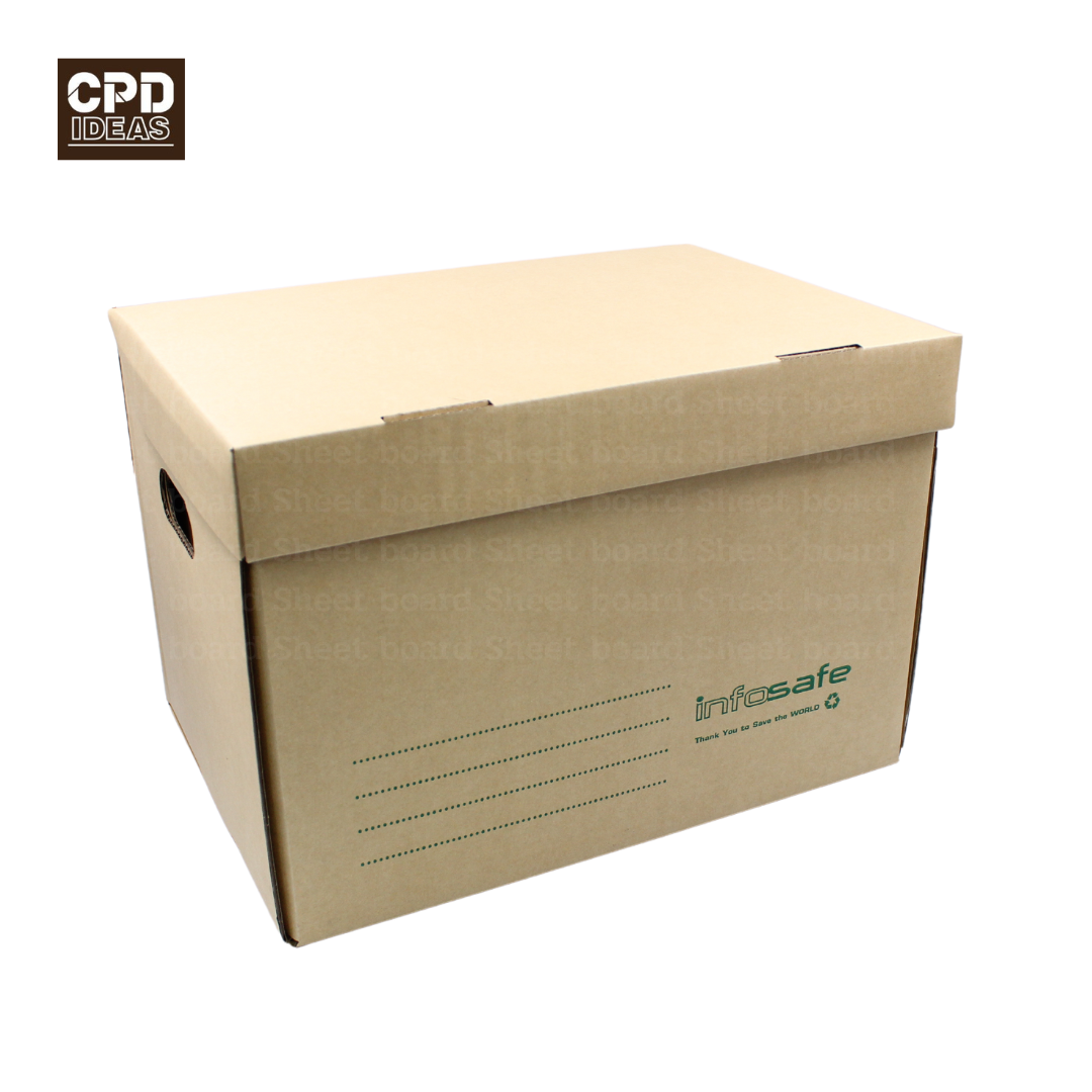 กล่อง In fo Safe (กล่องเก็บเอกสาร กล่องอเนกประสงค์)  แพ็ค 2 ชิ้น (32.5 x 45 x 15.4 cm.)